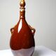 Vintage brown ceramic bottle, flask or canteen from the 1950s-60s.