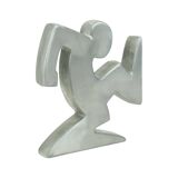 La Linea Osvaldo Cavandoli Design Bookend Metal