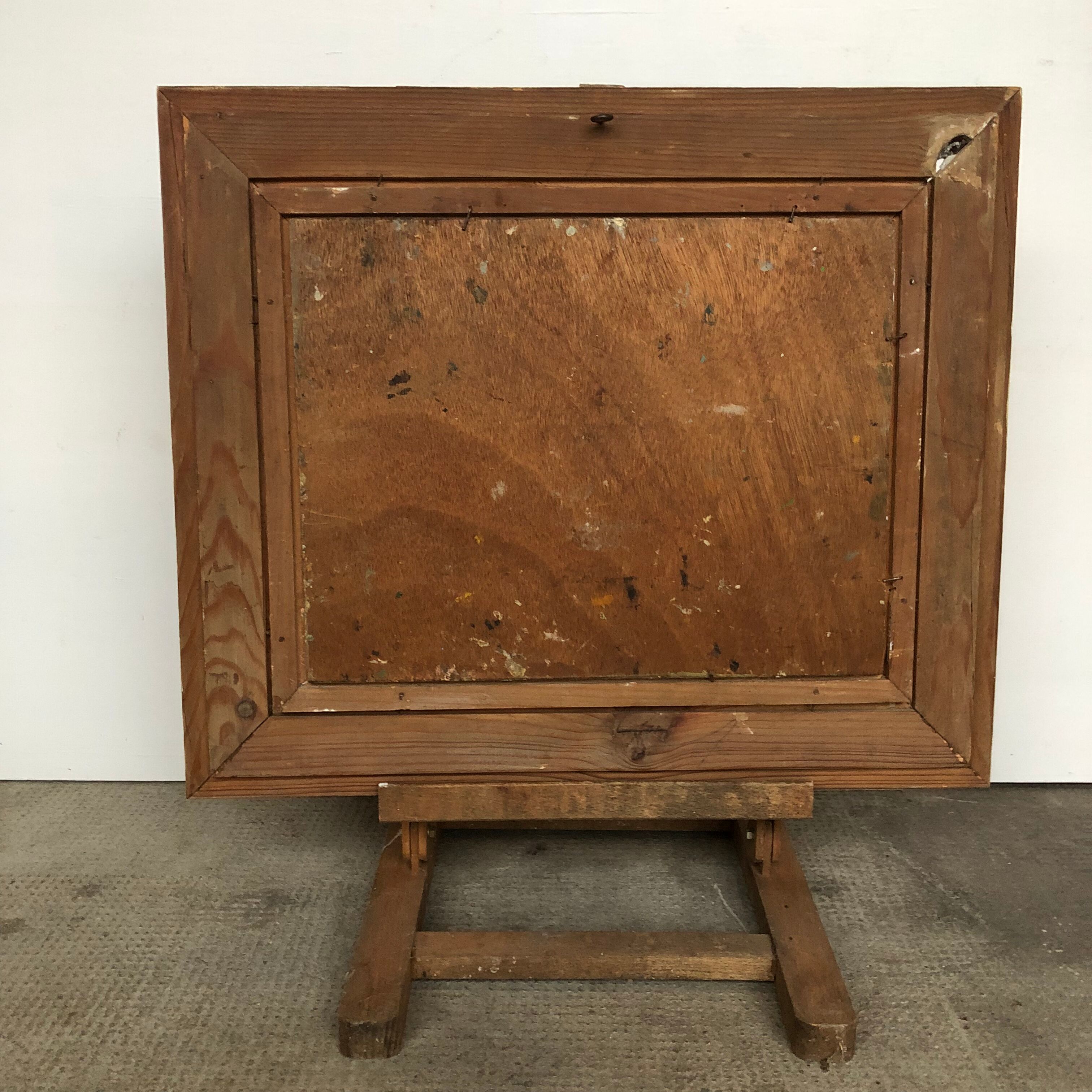 Framed abstract painting