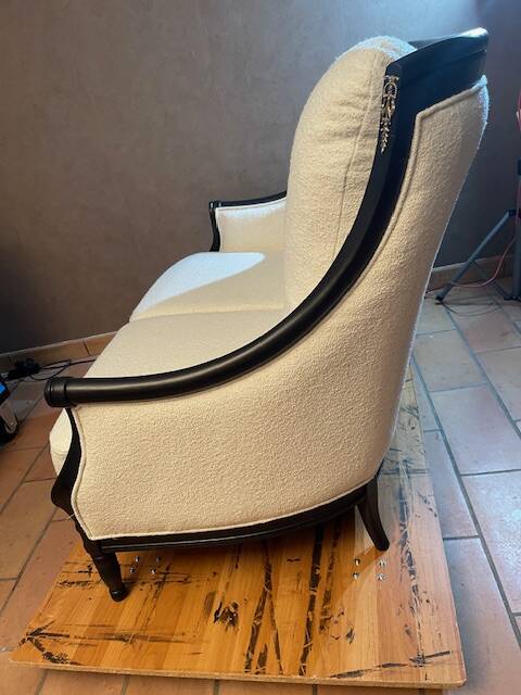 Vintage bergère sofa