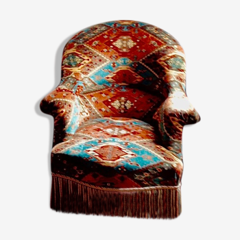 Old Kilim Toad Chair