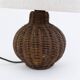 Lampe en rotin