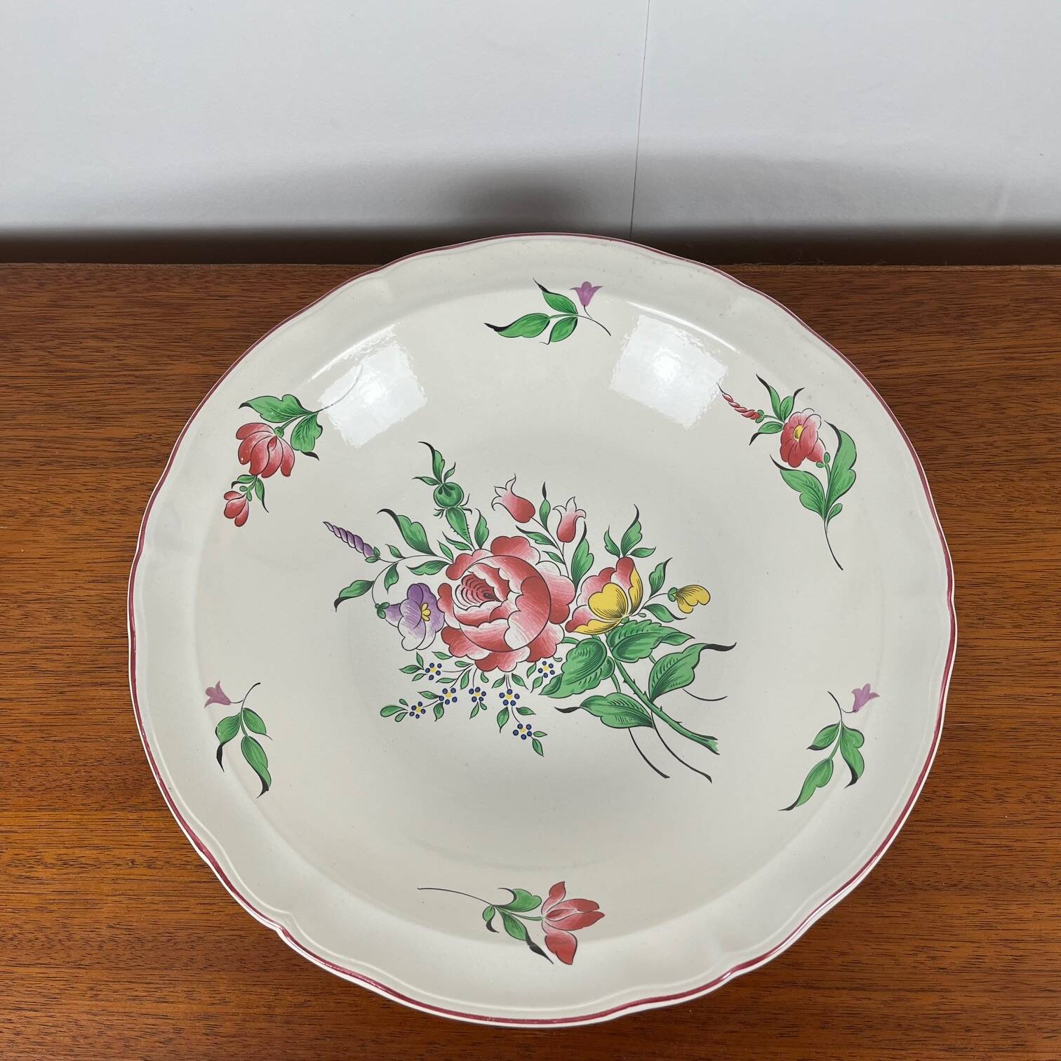 Large KG Luneville Salad Bowl – Réverbère model 1950