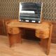 Art deco period speckled maple dressing table