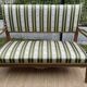 Antique Directoire style salon (2-seater bench + chair)