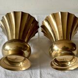 Paire de vases en bronze