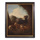 Peinture de paysage bucolique raffinée du XVIIe siècle