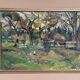 Swedish Oil on Panel – “Layered Landscape” by Bengt Crantz