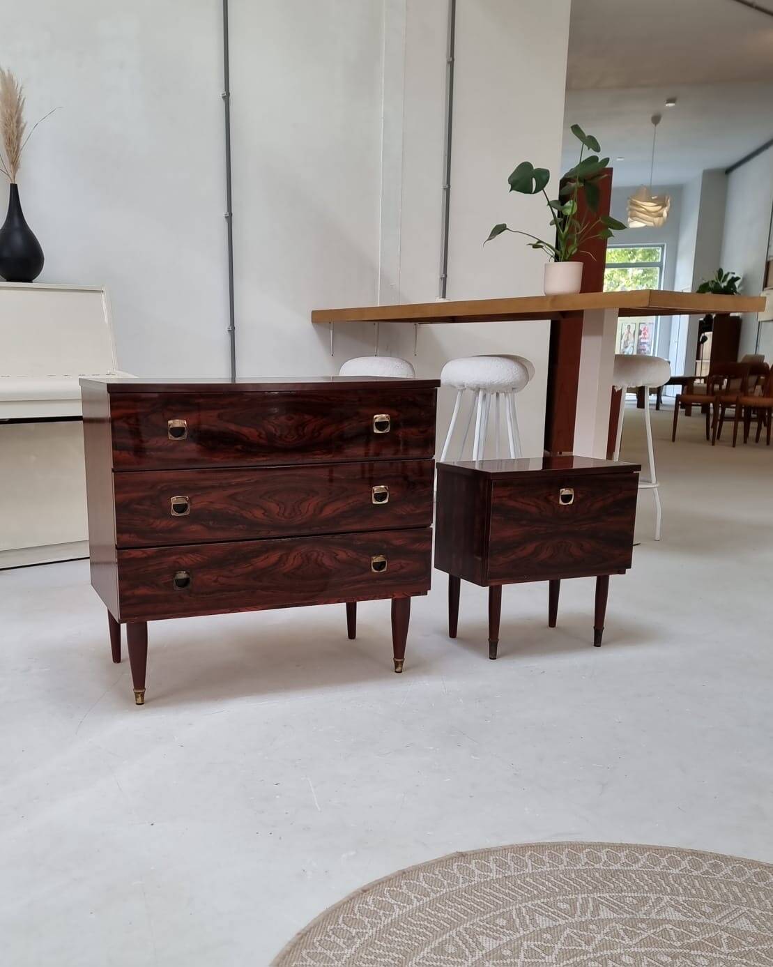 Commode et chevet, milieu XXème