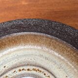 Coupelle de poterie d'atelier danois du milieu du siècle par B.J. Keramik, années 1960