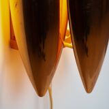 Pair of 2 Danish vintage wall lamps Kastor by Jo Hammerborg, Fog og Morup