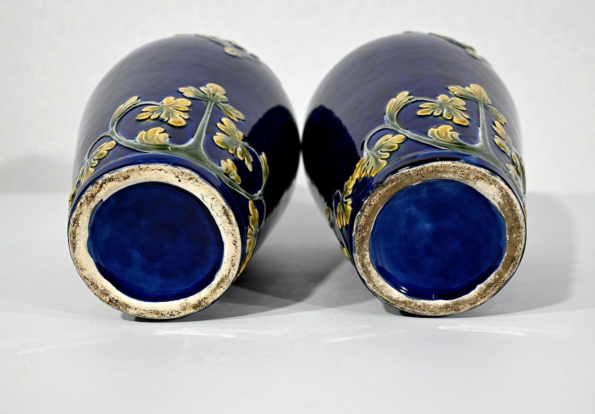 Paire de vases en céramique, art nouveau - 1900