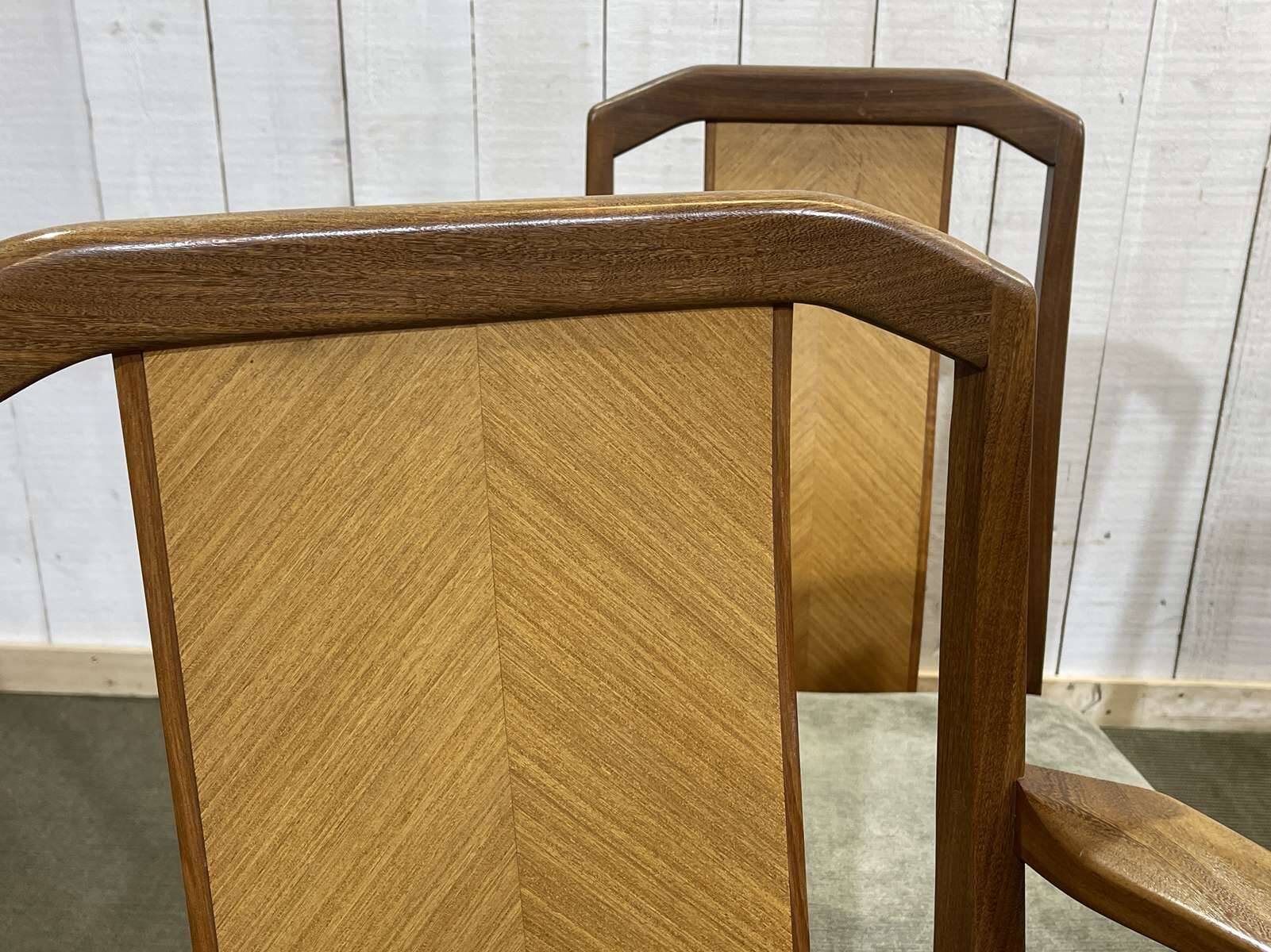 Set of 4 chairs and 2 armchairs by GPlan in teak from the 1970s