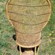 Emmanuelle's braided rattan chair from the 70s.