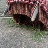 Armchair and pouf in Napoleon III style, Jean Roche