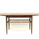 Scandinavian extendable mahogany coffee table, Sweden, 1950s