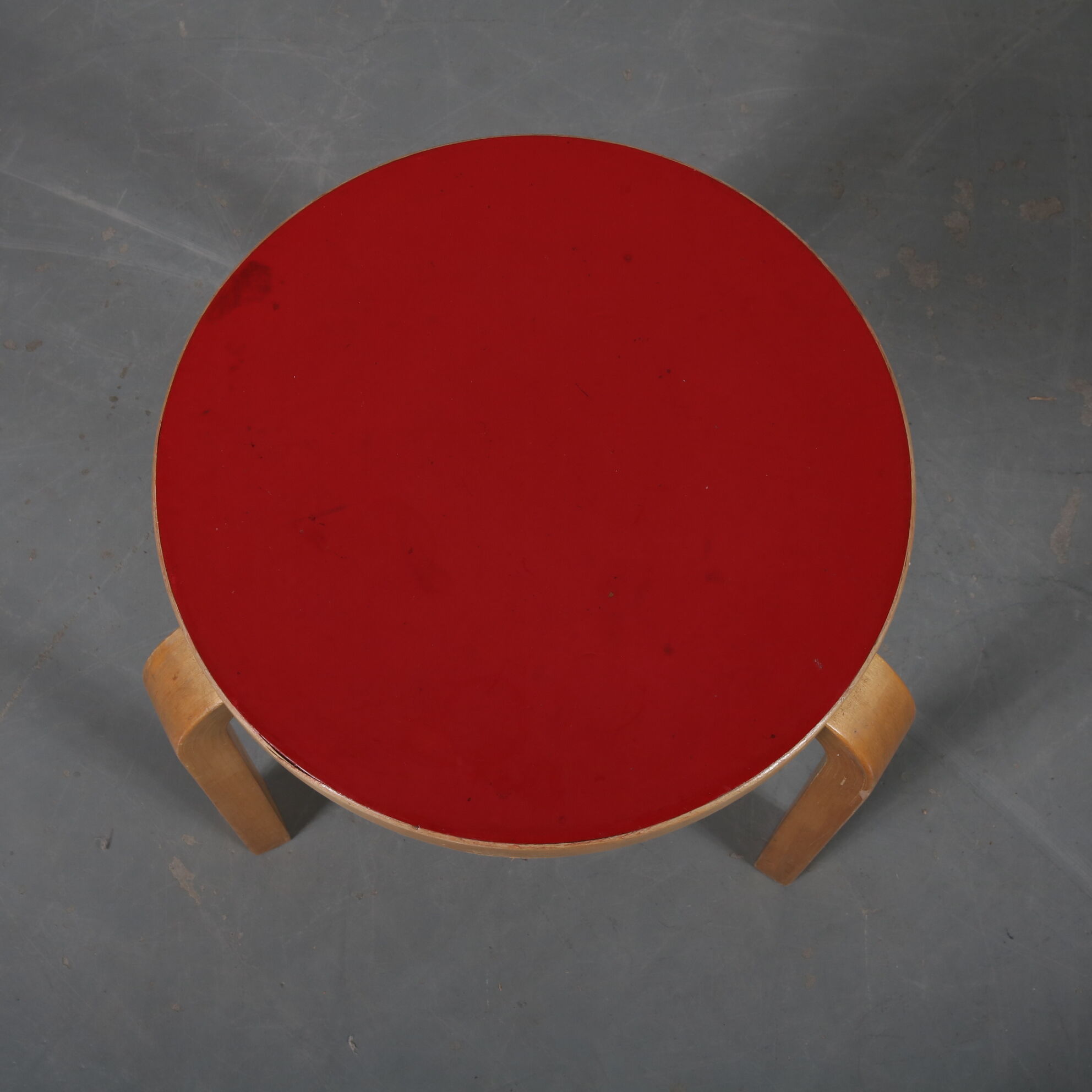 Birch stoo by Alvar Aalto, manufactured by Artek in Finland 1950