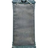 Antique full-length wall mirror in carved wood