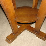 End table in oak era Art Deco