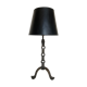 Beaten iron lamp 1970 brutalist