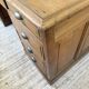 1950s oak office counter