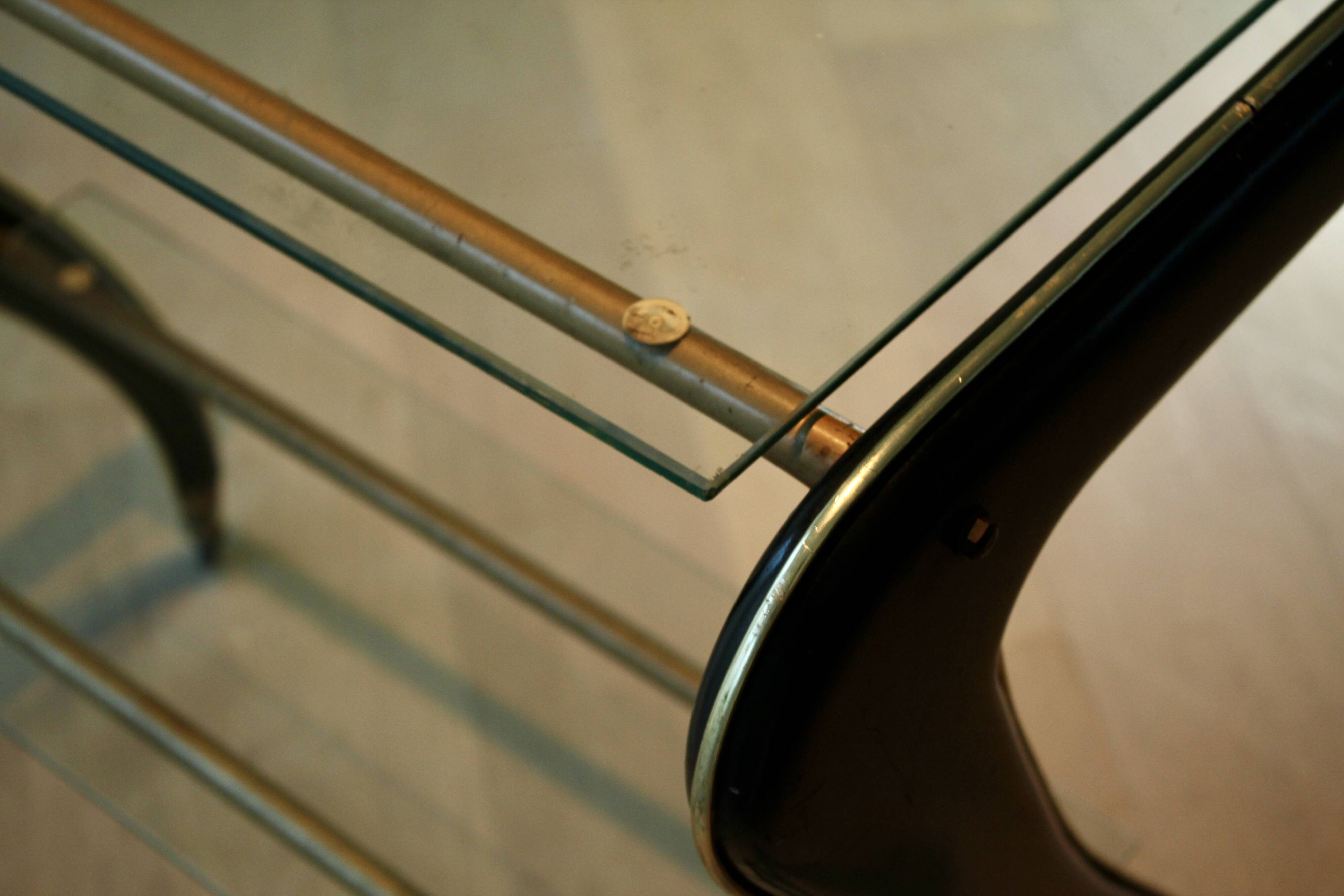 Table d'appoint par Rama Moncalieri (Turin), années 1950, Italie