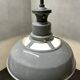 Luminaires en émail de grande taille des années 1930 avec diffuseurs en opaline par Benjamin