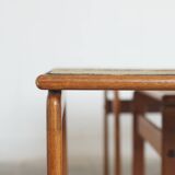 Teak Side Tables by Trioh, 1960s, Set of 3
