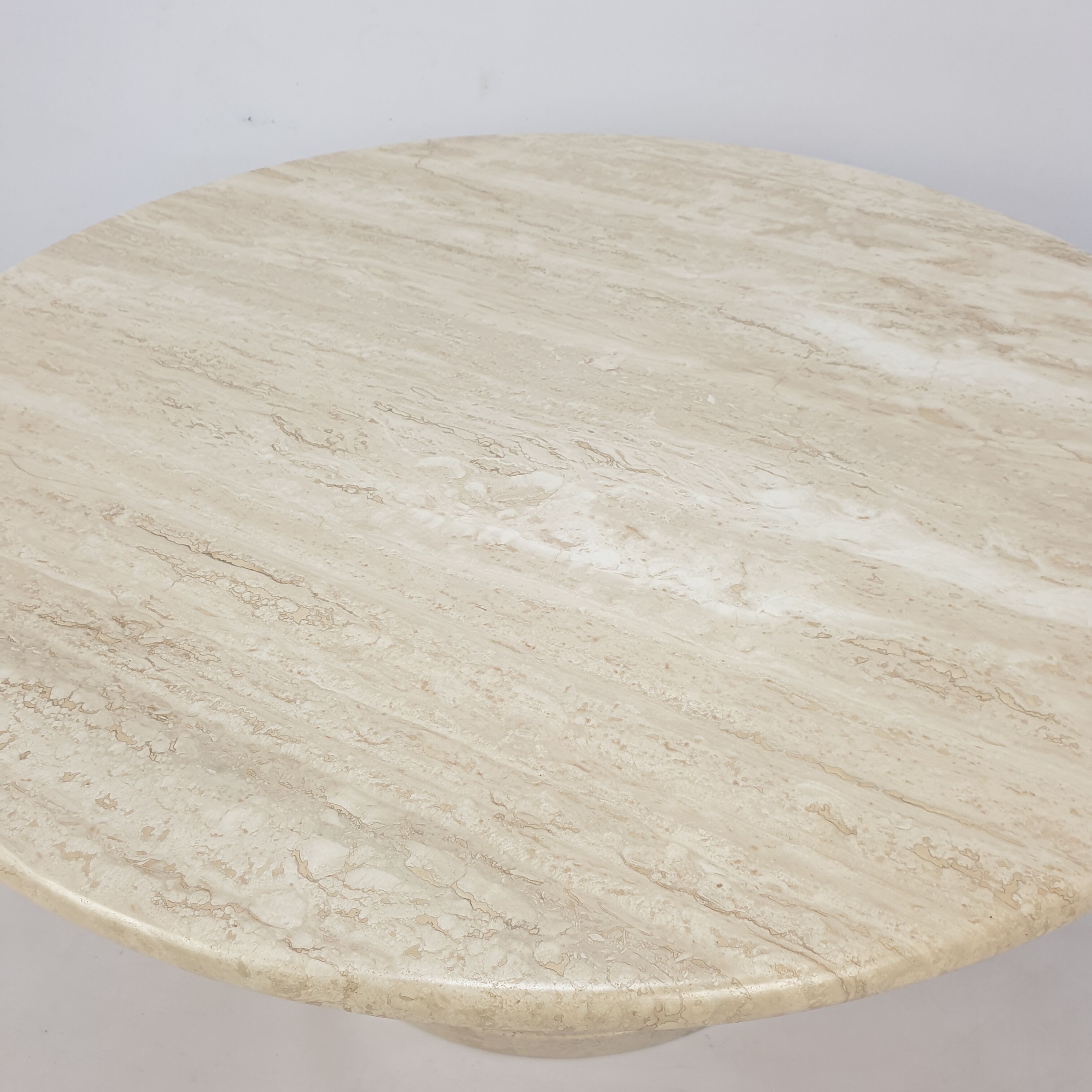 Italian travertine coffee table, 1970s