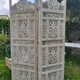 Carved wooden screen