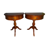 Pair of bedsides in cherry