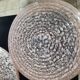 Lot of pink clichy glass paste globes for art deco chandeliers