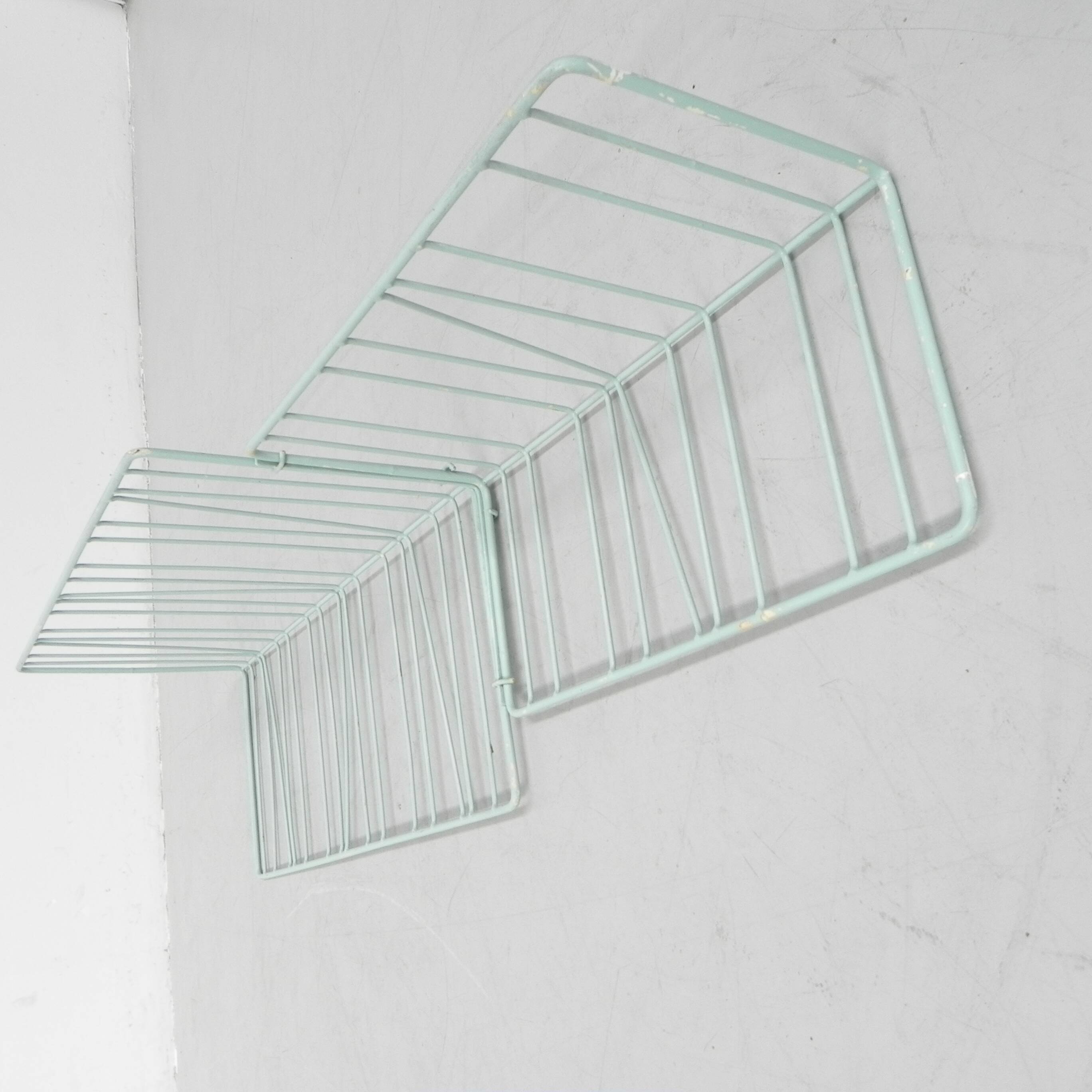 Vintage wall rack consisting of 2 parts