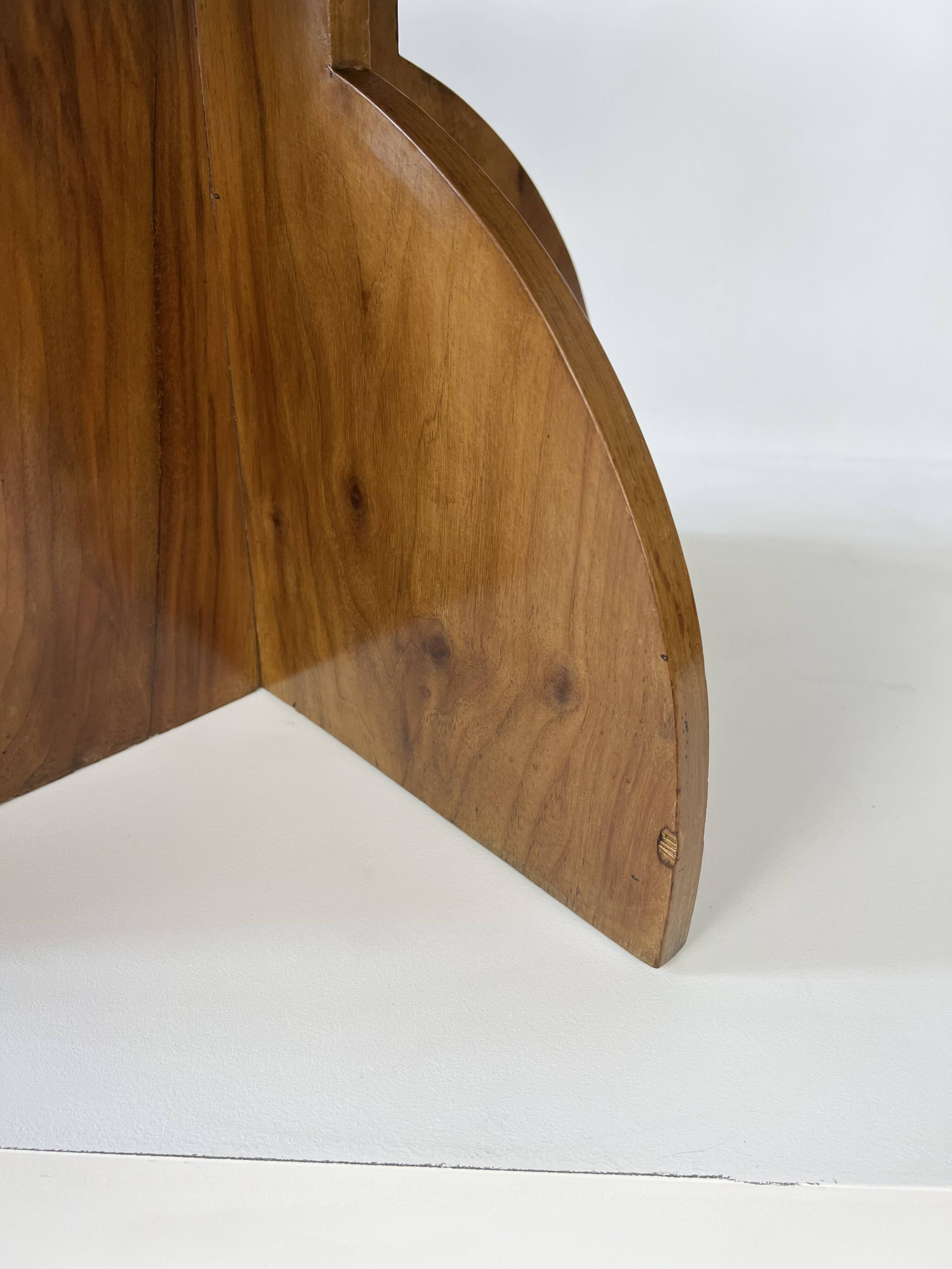 Modernist / Art Deco walnut occasional side table, circa 1930-50