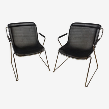 2 Penelope chairs by Charles Pollock