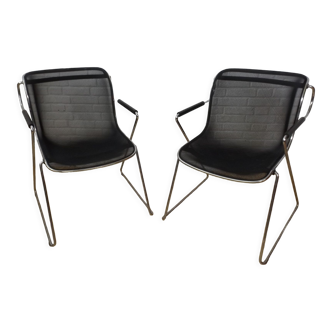 2 Penelope chairs by Charles Pollock