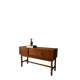 Scandinavian teak sideboard 1960s compact Danish design cabinet