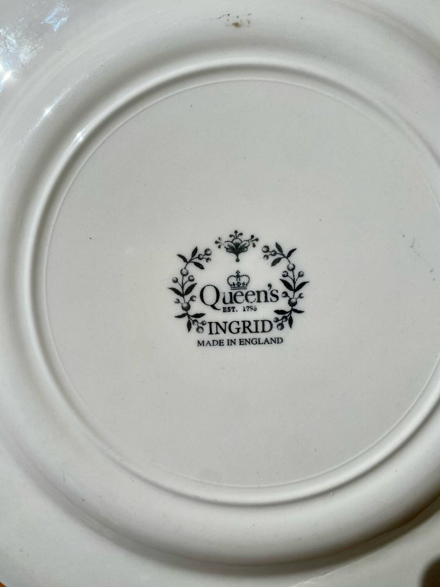 Plat de service Anglais Queens Ingrid