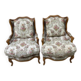 Pair of Louis XV armchairs