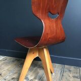 Chaises vintage Smile de Adam Stegner, sièges anciens design