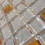 Plat rond en cristal