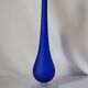 Vase soliflore vintage bleu cobalt