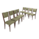 Vintage beech chairs, painted, faux leather, design, Italy, 1960s