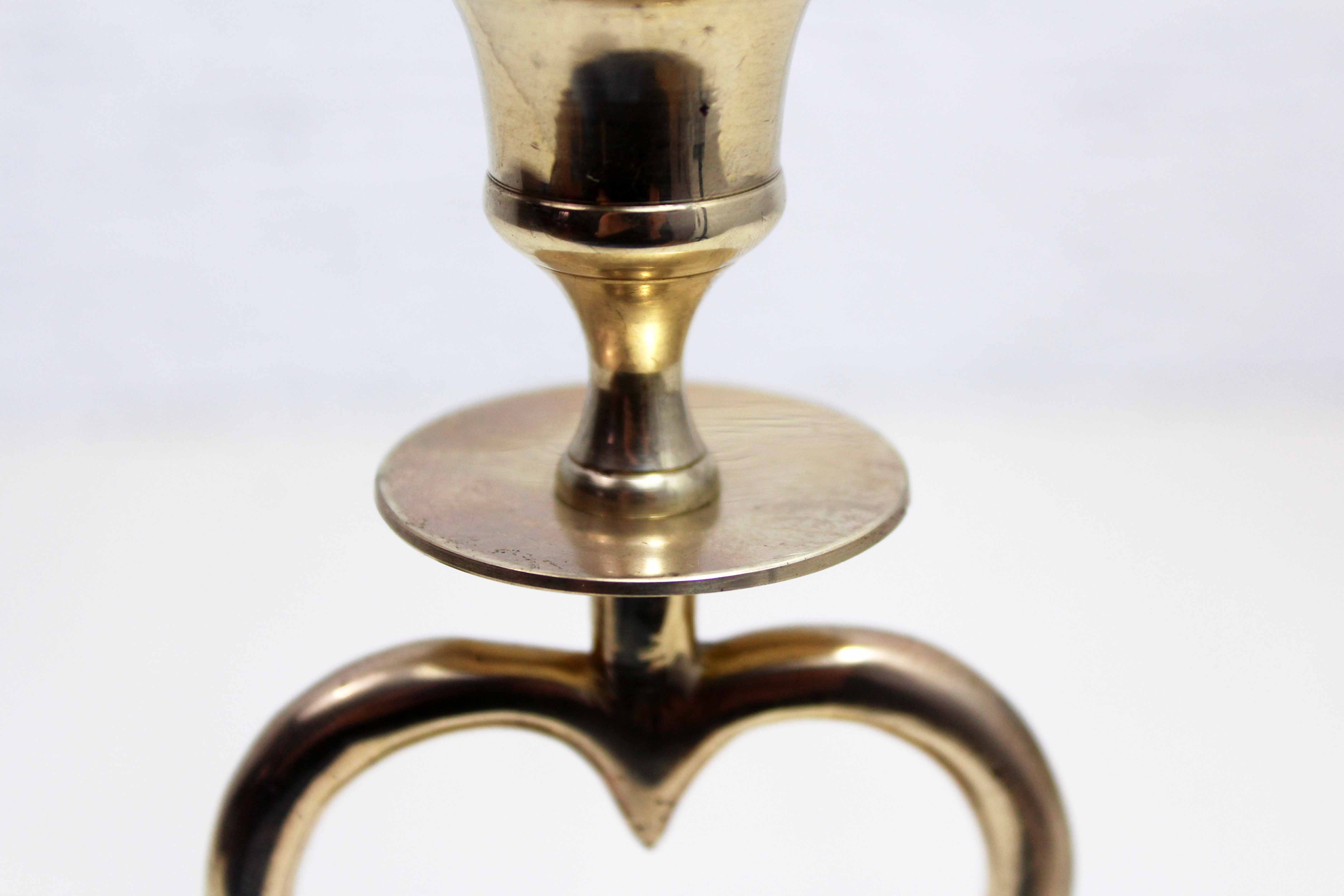 Vintage brass candle holder