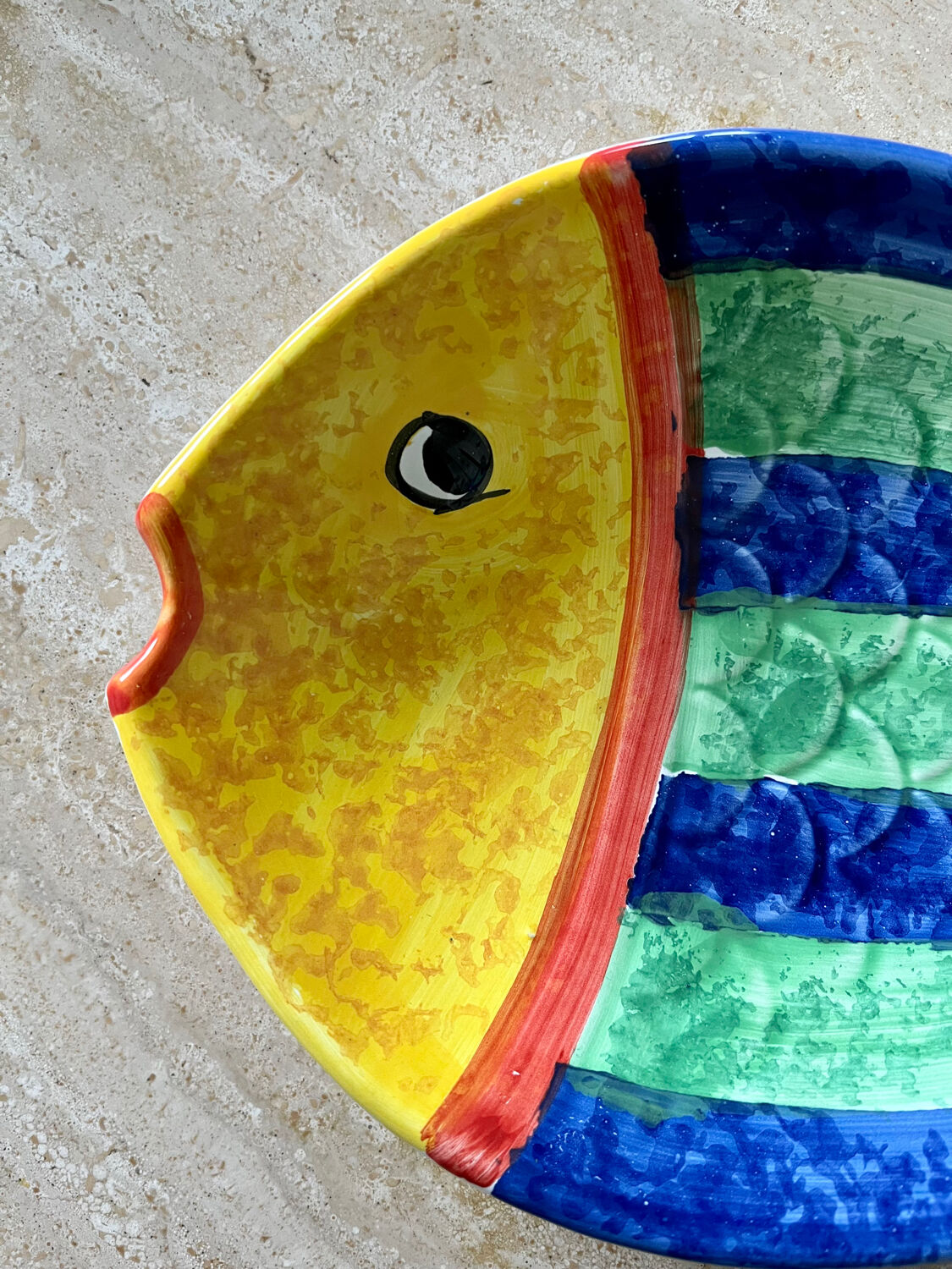 Italian ceramic fish dish