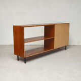 Sideboard bookcase with feet metal, 1960