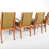 Set of 4 vintage Free-Span FS-116 armchairs, 50s