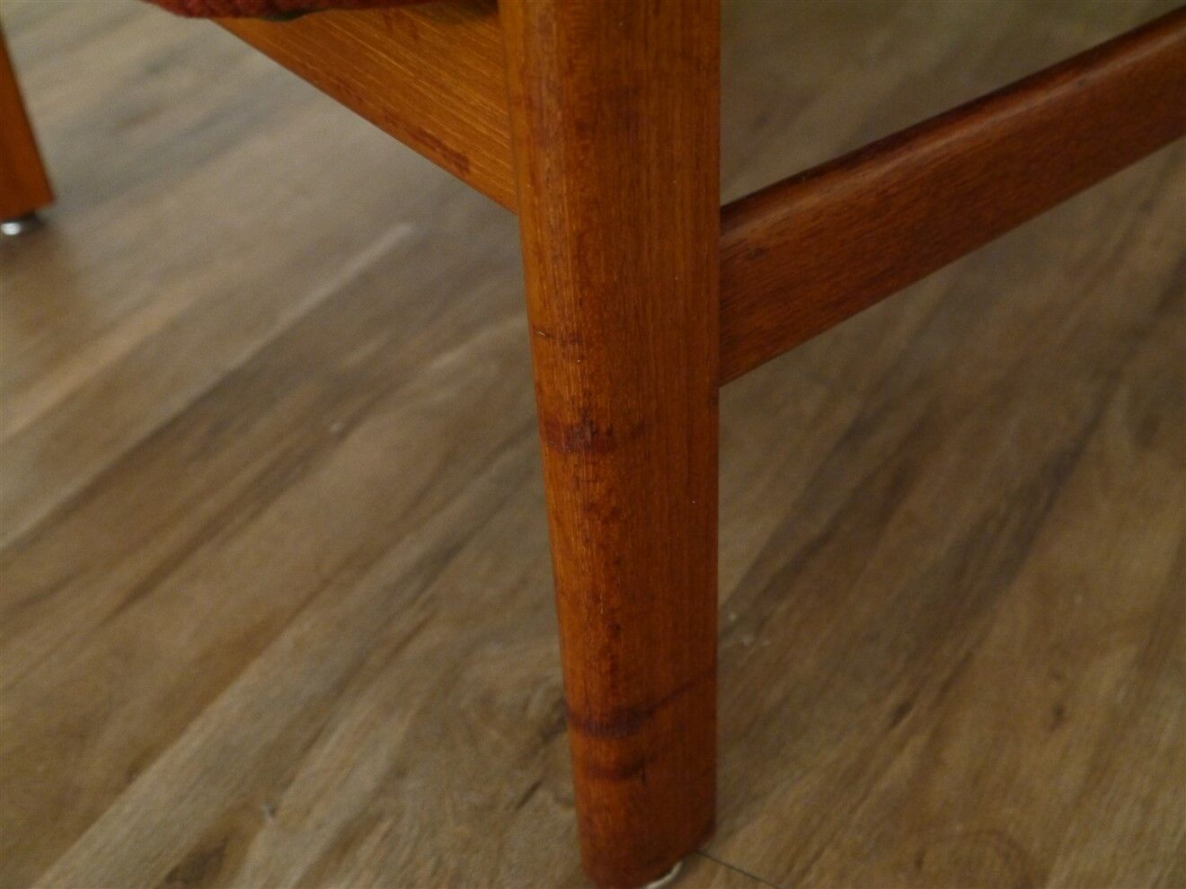 Fauteuil vintage scandinave en teck 1960