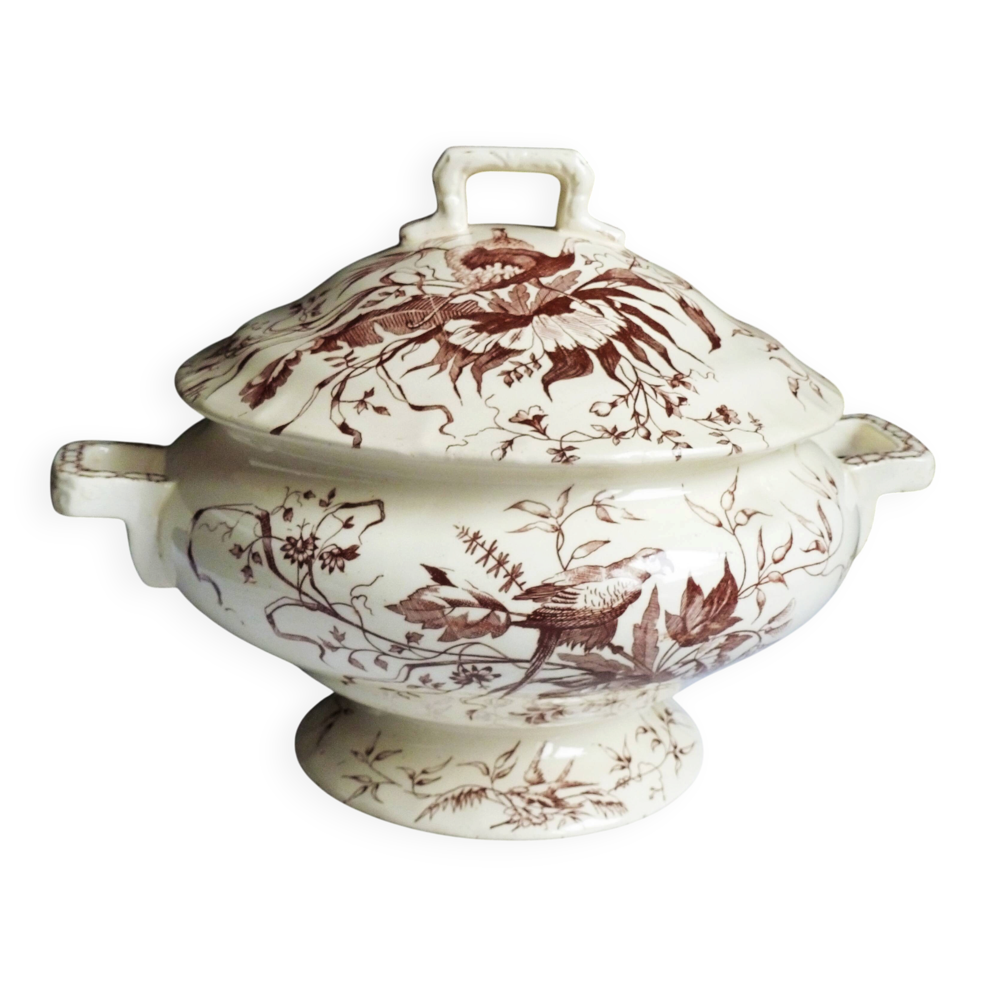 Vintage Longchamp soup tureen, vegetable dish, centre table decor.