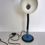 Lampe de bureau bleue et noire